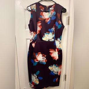 Calvin Klein Floral Sleeveless Dress